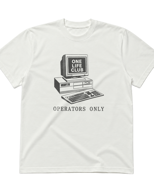 Operators Only Classic White Tee